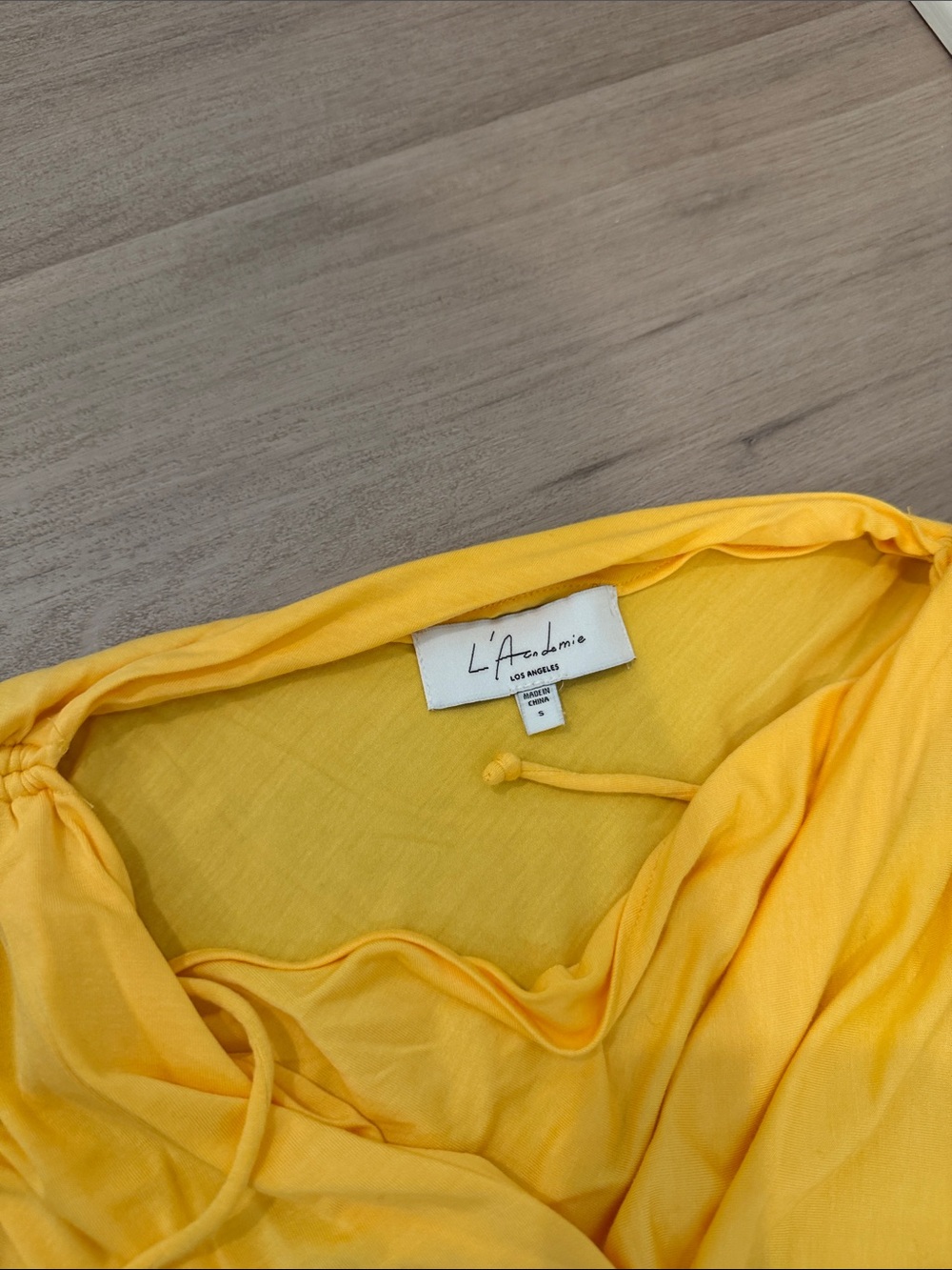 L'Academie Draped Side-Tie Tank - Picture 7 of 7